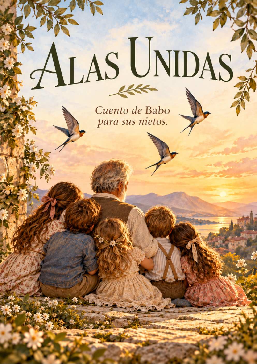Portada de Alas Unidas, libro infantil de Álvaro Cuesta
